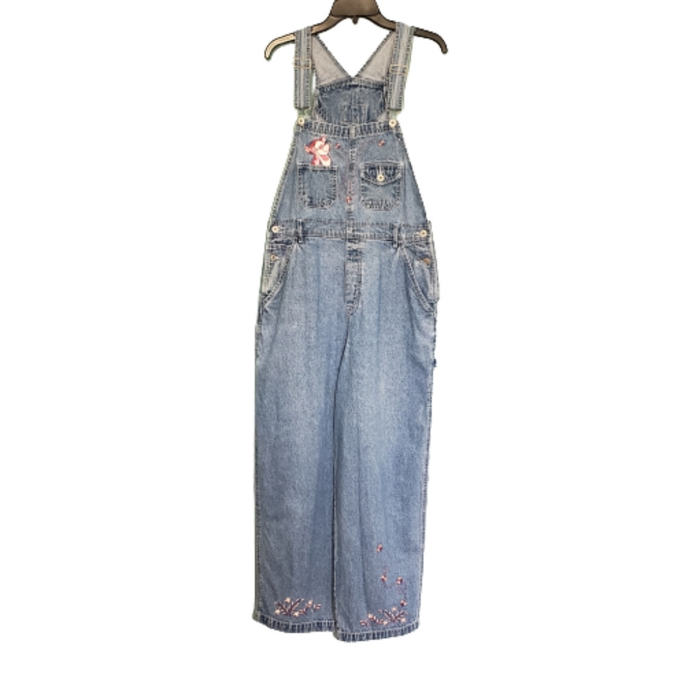 Vintage 90s Disney Winnie The Pooh Embroidered Tigger Denim Overalls Size  L